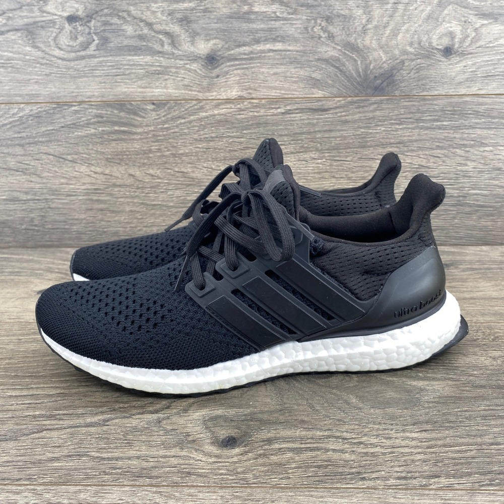 Adidas Ultraboost 1.0 Running Shoes Womens 8 Black HQ4206 Primeknit Boost